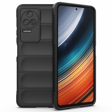Strapabíró tok "Waves" Xiaomi Poco F4 készülékekhez - fekete