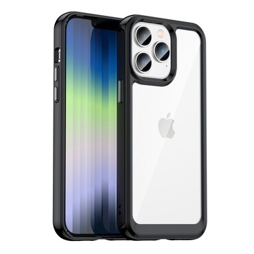 Hibrid tok "Frame Shield" iPhone 14 Pro készülékekhez - fekete