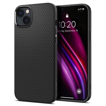 Tok Spigen "Liquid Air" iPhone 14 készülékekhez - matte black
