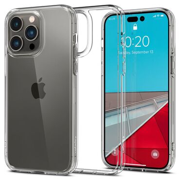 Tok Spigen "Ultra Hybrid" iPhone 14 Pro Max készülékekhez - clear