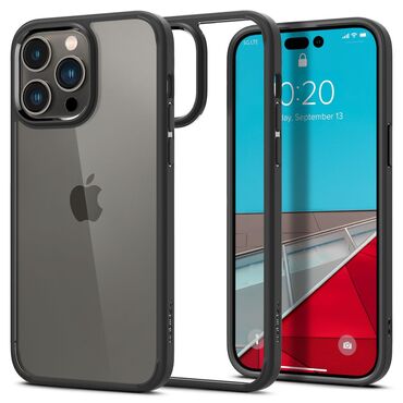 Tok Spigen "Ultra Hybrid" iPhone 14 Pro készülékekhez - matte black