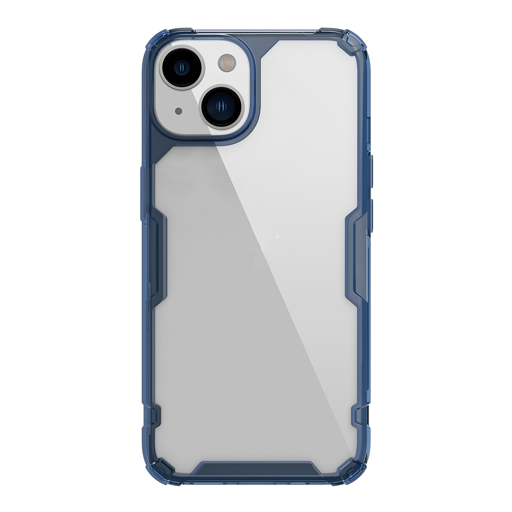 Prémium hibrid tok Nillkin "Nature Pro" iPhone 14 Plus készülékekhez - kék