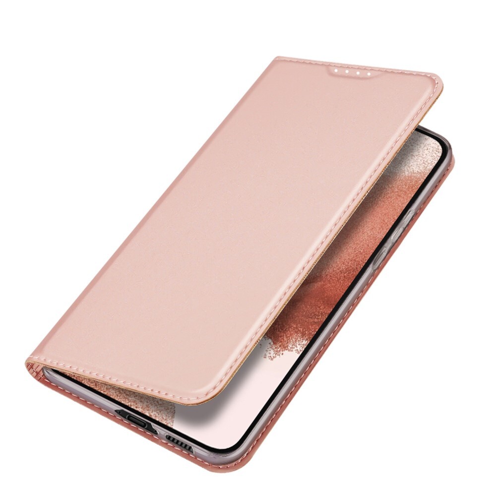 Nyitható tok "Skin" Samsung Galaxy S23 készülékekhez - rózsaszín