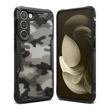 Tok Ringke "Fusion X Design" Samsung Galaxy S23 készülékekhez - camo black