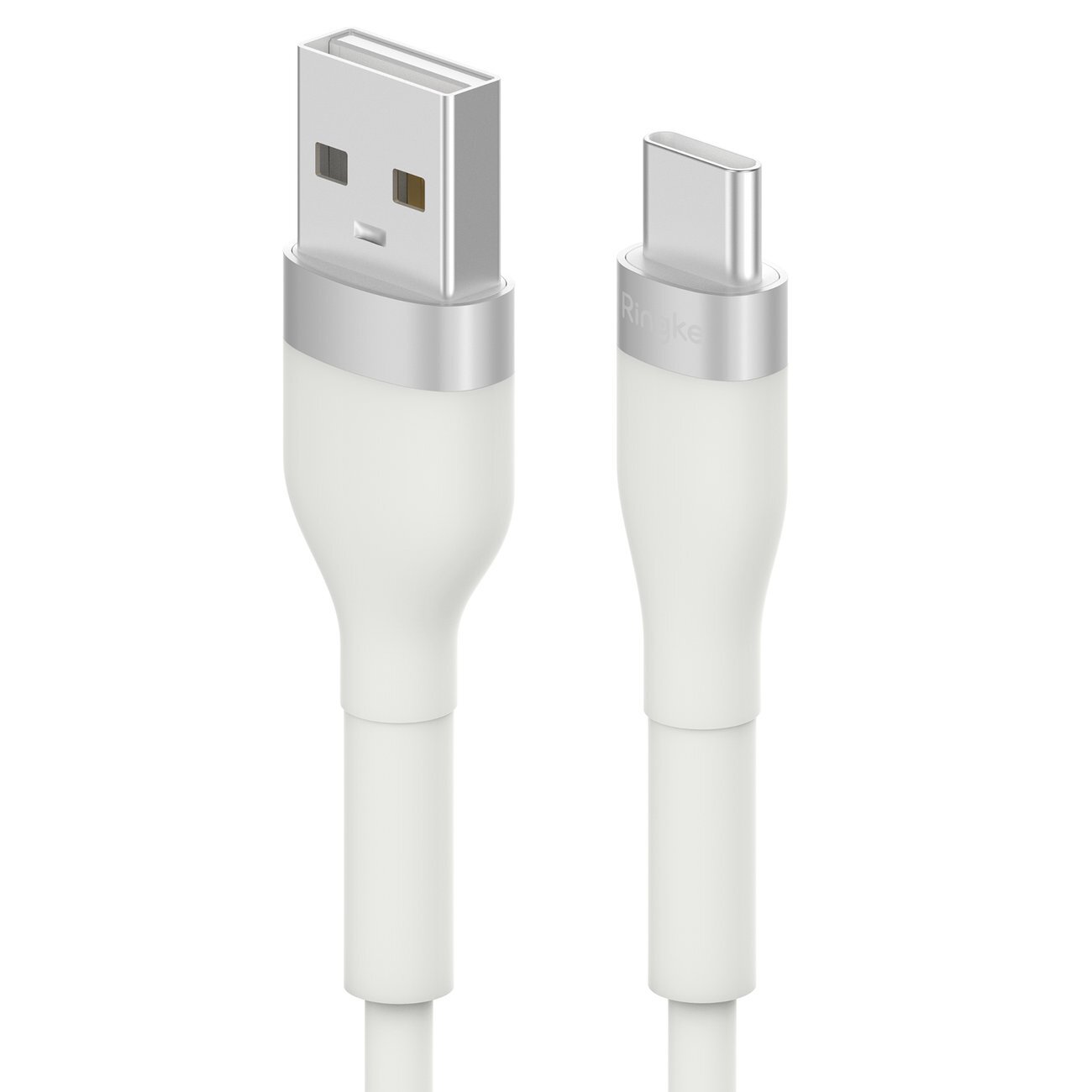 USB-A - USB-C töltőkábel és adatkábel Ringke "Pastel" 12W - 2m - fehér