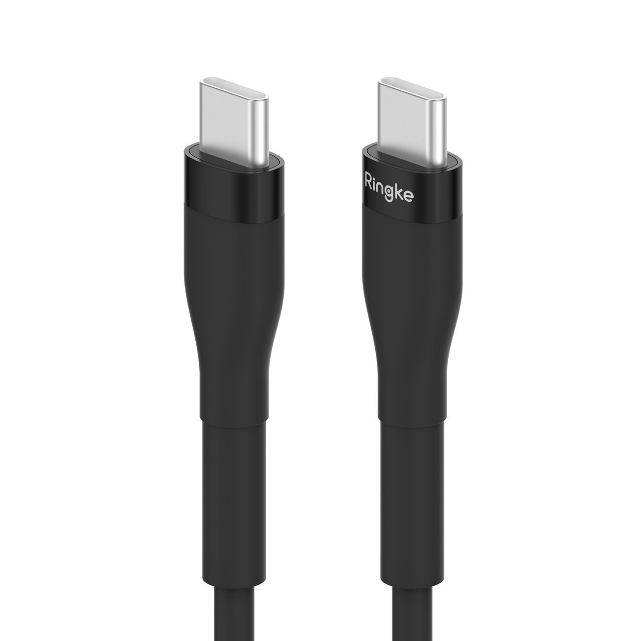 USB-C - USB-C töltőkábel és adatkábel Ringke "Pastel" 60W - 1.2m - fekete