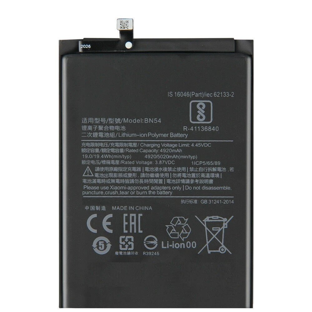 Akkumulátor Xiaomi Redmi 9 / Note 9 - 3300 mAh - 100% eredeti