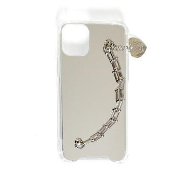 Szilikon tok "Metallic" karkötővel könnyebb hordozáshoz iPhone 11 Pro Max készülékekhez
