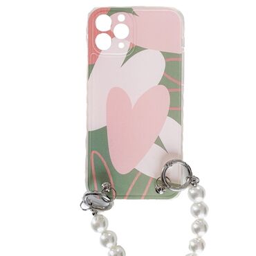 Szilikon tok "Sugar Plum" karkötővel könnyebb hordozáshoz 11 Pro Max / iPhone XS Max készülékekhez