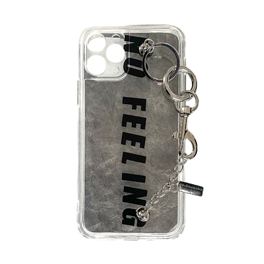 Szilikon tok "No Feeling" karkötővel könnyebb hordozáshoz iPhone 11 Pro Max készülékekhez