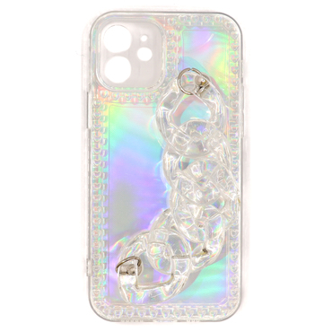 Szilikon tok "Holo" karkötővel könnyebb hordozáshoz 12 Pro Max készülékekhez