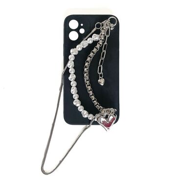 Szilikon tok "Multi Chain" karkötővel hordozáshoz iPhone 12 készülékekhez