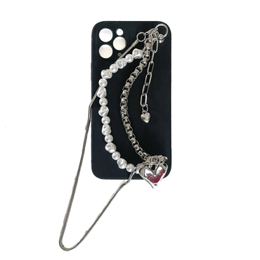 Szilikon tok "Multi Chain" karkötővel hordozáshoz iPhone 11 Pro Max készülékekhez