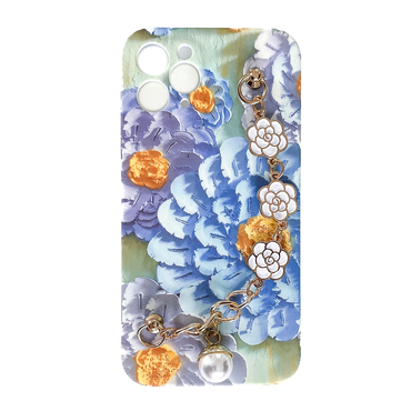Szilikon tok "Flower Power" karkötővel hordozáshoz iPhone 11 Pro Max / iPhone XS Max készülékekhez