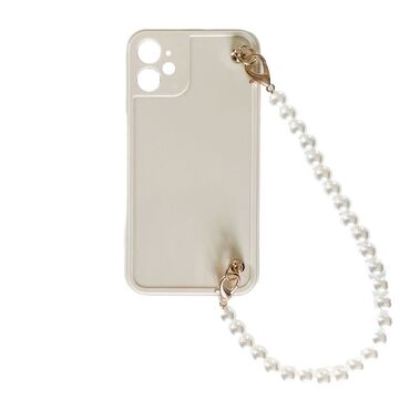 Szilikon tok "Honey Heart" karkötővel könnyebb hordozáshoz és tartóval iPhone 12 készülékekhez