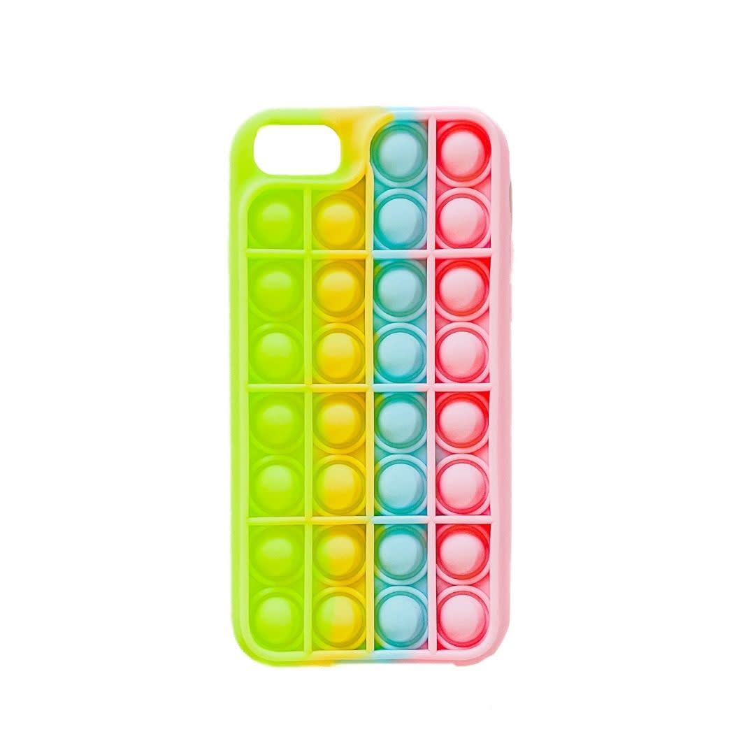 Szilikon tok "Rainbow Pop" iPhone SE 2020 / iPhone 8 / iPhone 7 készülékekhez