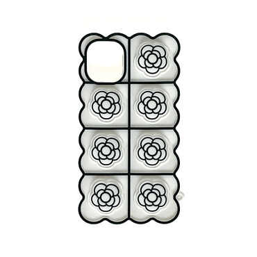 Szilikon tok "White Rose" iPhone 12 Pro Max készülékekhez