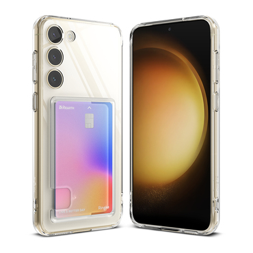 Tok Ringke "Fusion Card" Samsung Galaxy S23 Plus készülékekhez - clear