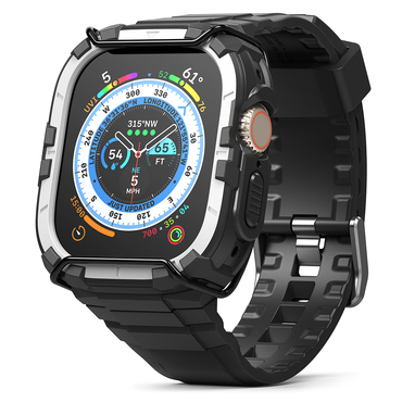 Védő burkolat és óraszíj "Fusion x Guard Wire" Apple Watch Ultra 49mm órákhoz - white