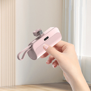 Power Bank PastelMix Pro: Trendi pót akksi rúzs méretben, két csatlakozóval és kiváló 5000 mAh kapacitással - USB-C + Lightning - pastel rose Power Bank PastelMix Pro: Trendi pót akksi rúzs méretben, két csatlakozóval és kiváló 5000 mAh kapacitással - USB-C + Lightning - pastel rose