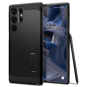 Tok Spigen "Tough Armor" Samsung Galaxy S23 Ultra készülékekhez - black