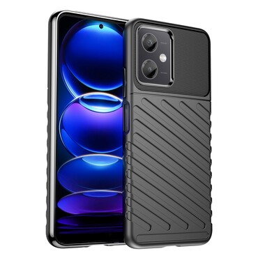 TPU gél tok "Titan X" Xiaomi Redmi Note 12 5G / Poco X5 5G készülékekhez - fekete
