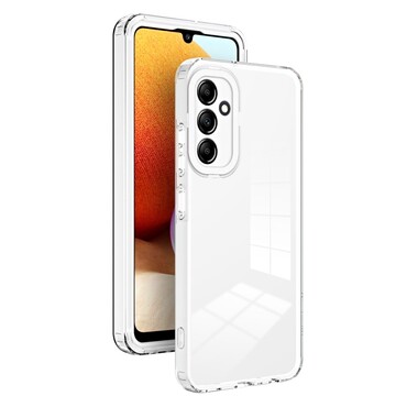 Hibrid tok beépített kamera védelemmel "Crystal Bumper" Samsung Galaxy A14 4G / A14 5G készülékekhez - metallic white Hibrid tok beépített kamera védelemmel "Crystal Bumper" Samsung Galaxy A14 4G / A14 5G készülékekhez - metallic white