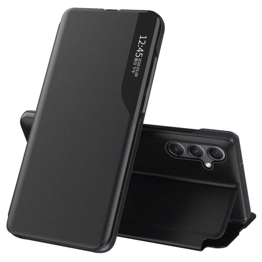 Nyitható tok "Edge View" Samsung Galaxy A34 5G készülékekhez - fekete