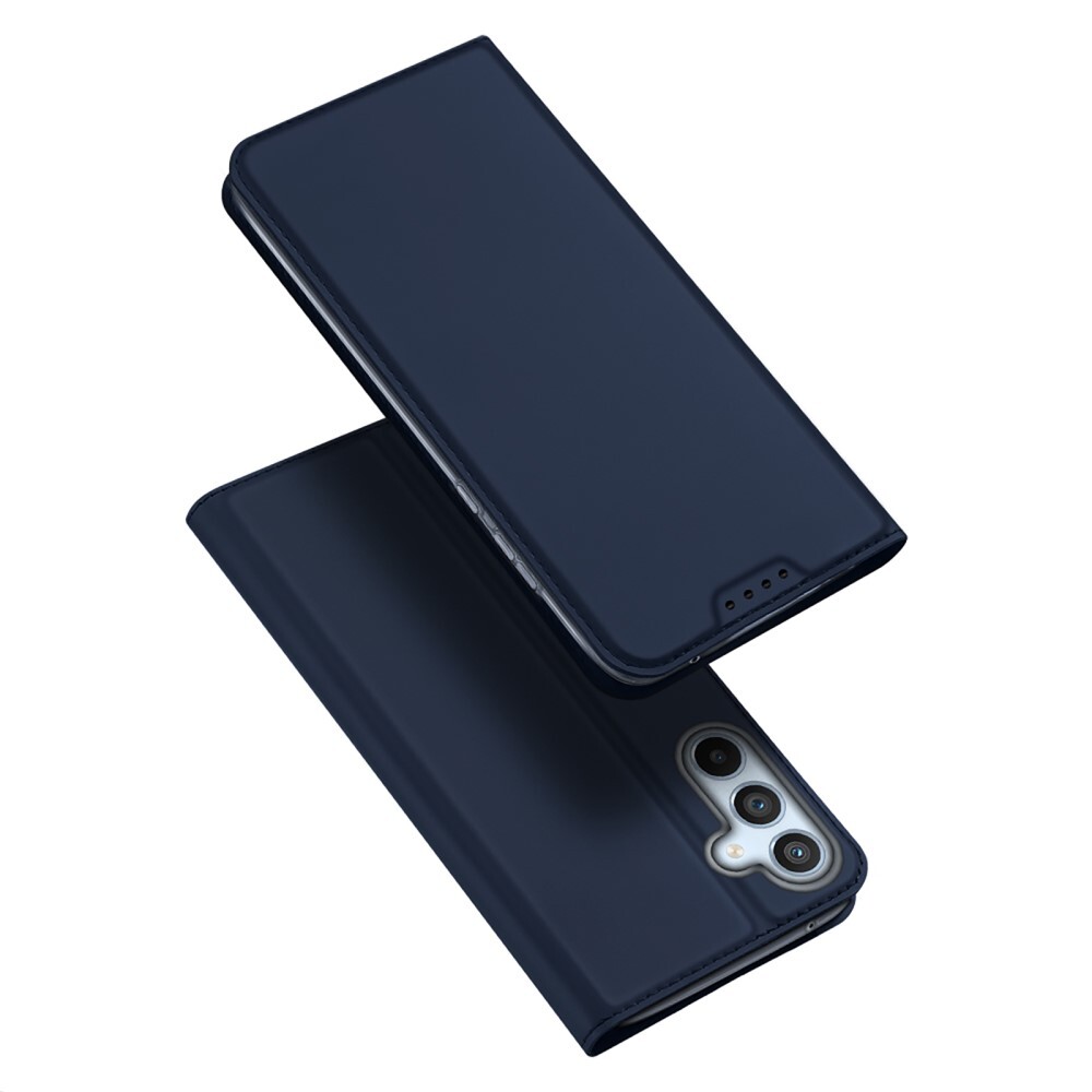 Nyitható tok "Skin" Samsung Galaxy A54 5G készülékekhez - kék