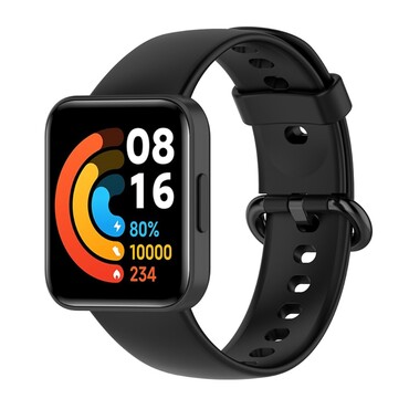 Szilikon óraszíj Xiaomi Redmi Watch 2 / Xiaomi Redmi Watch 2 Lite órákhoz - fekete