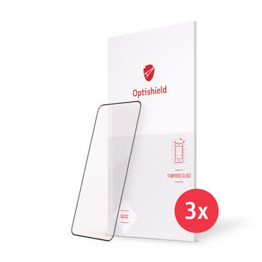 3-Pack Optishield 3D Full Body üvegfólia Xiaomi 13 készülékekhez - fekete