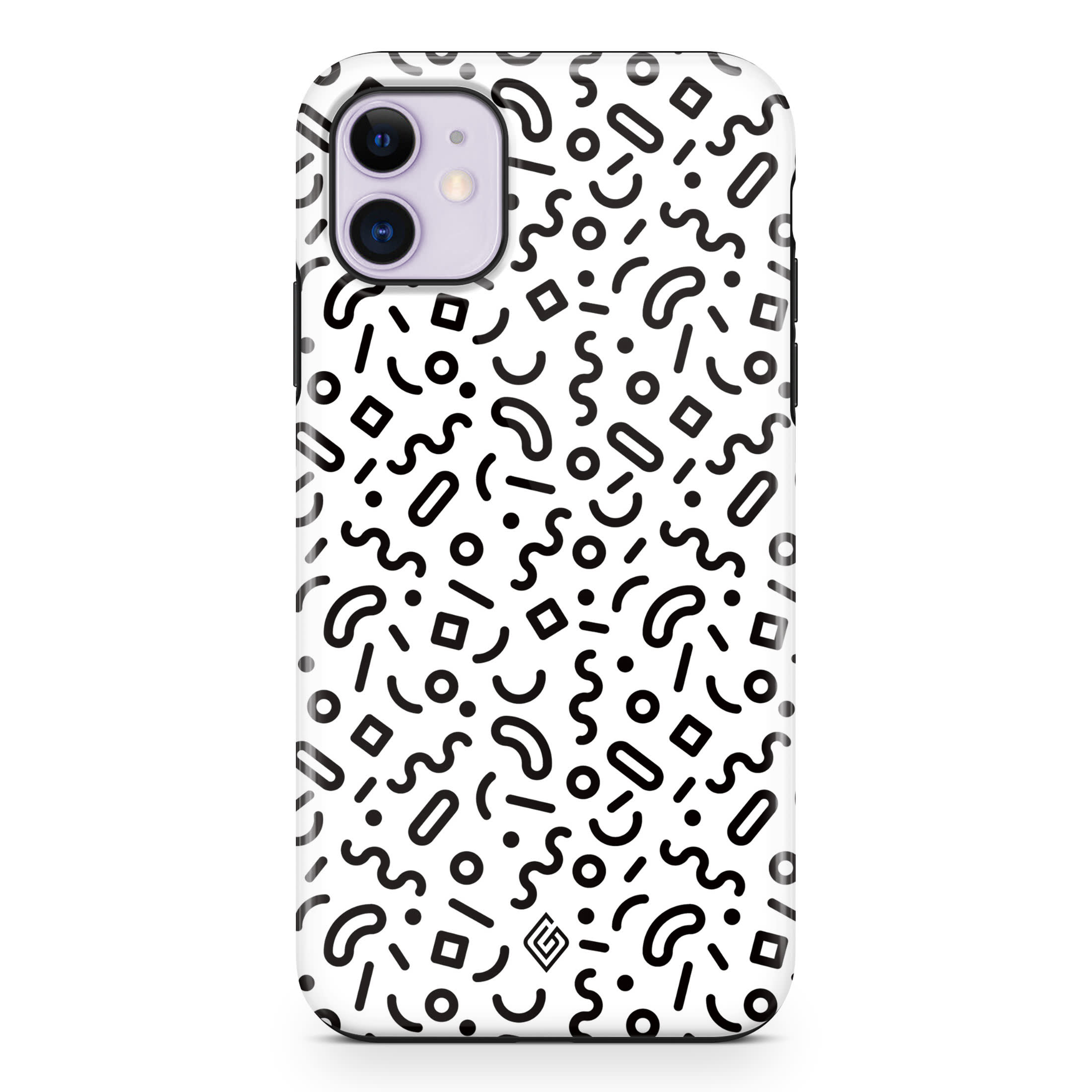 Tok GAIIA by Optishield® iPhone 11 készülékekhez - Doodle Delight