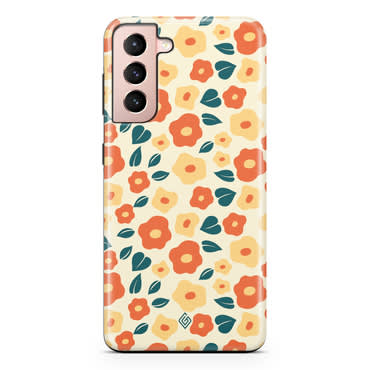 Tok GAIIA by Optishield® Samsung Galaxy S21 készülékekhez - Petal Swirls