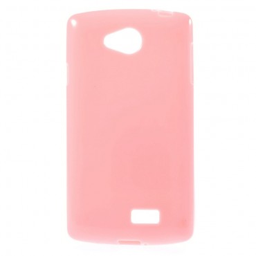 TPU gél tok LG F60 készülékekhez - rózsaszín