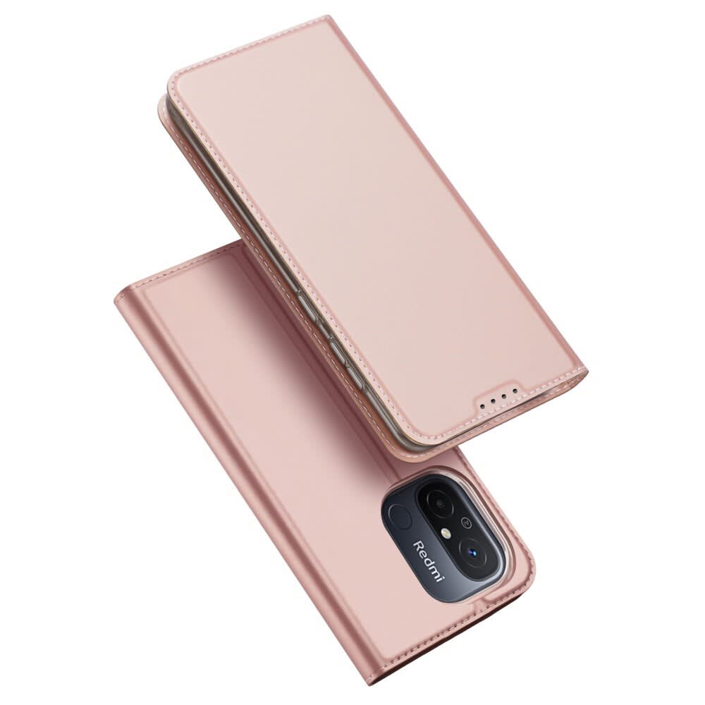 Nyitható tok "Skin" Xiaomi Redmi 12C készülékekhez - rózsaszín