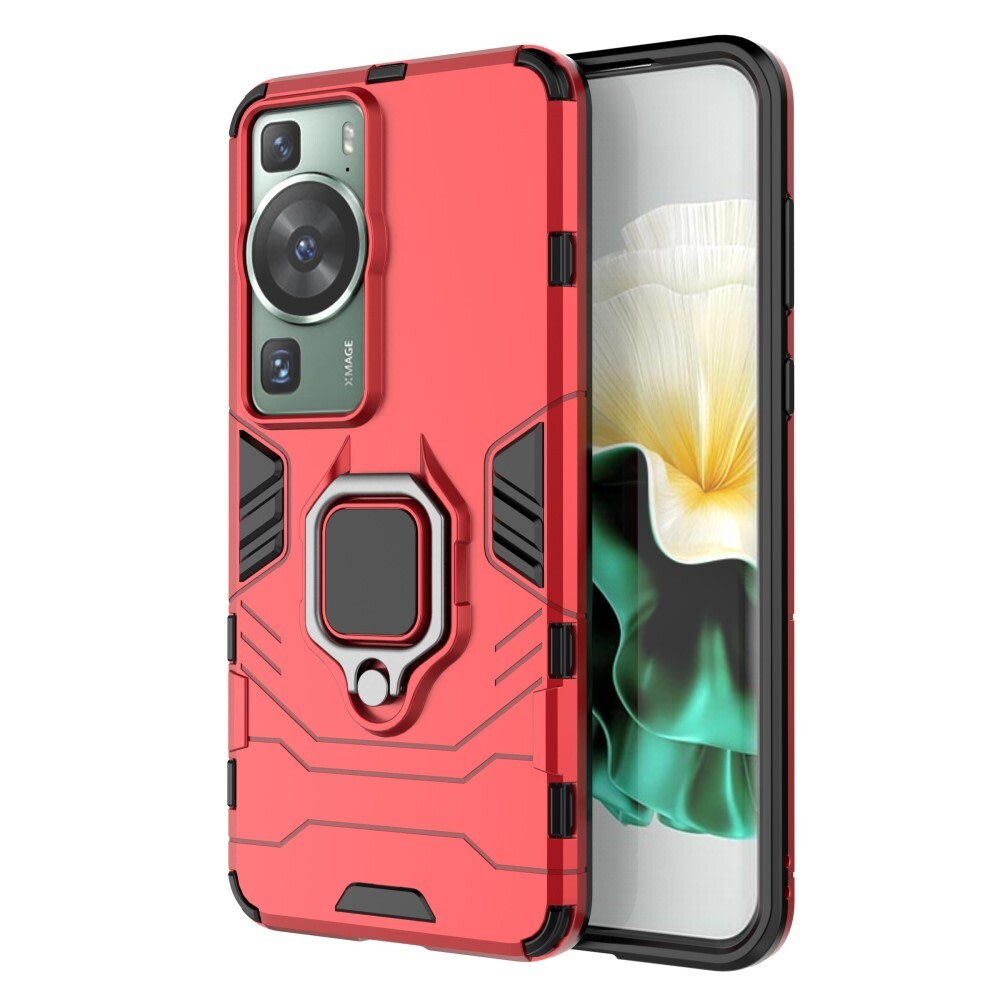 Strapabíró tok "Impact X Ring "Huawei P60 / Huawei P60 készülékekhez - piros