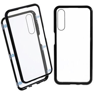 Mágneses Full-body tok "Stronghold" Samsung Galaxy A14 4G / A14 5G készülékekhez - fekete