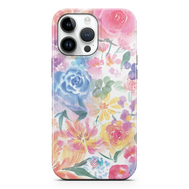 Tok GAIIA by Optishield® iPhone 14 Pro készülékekhez - Floral Delight