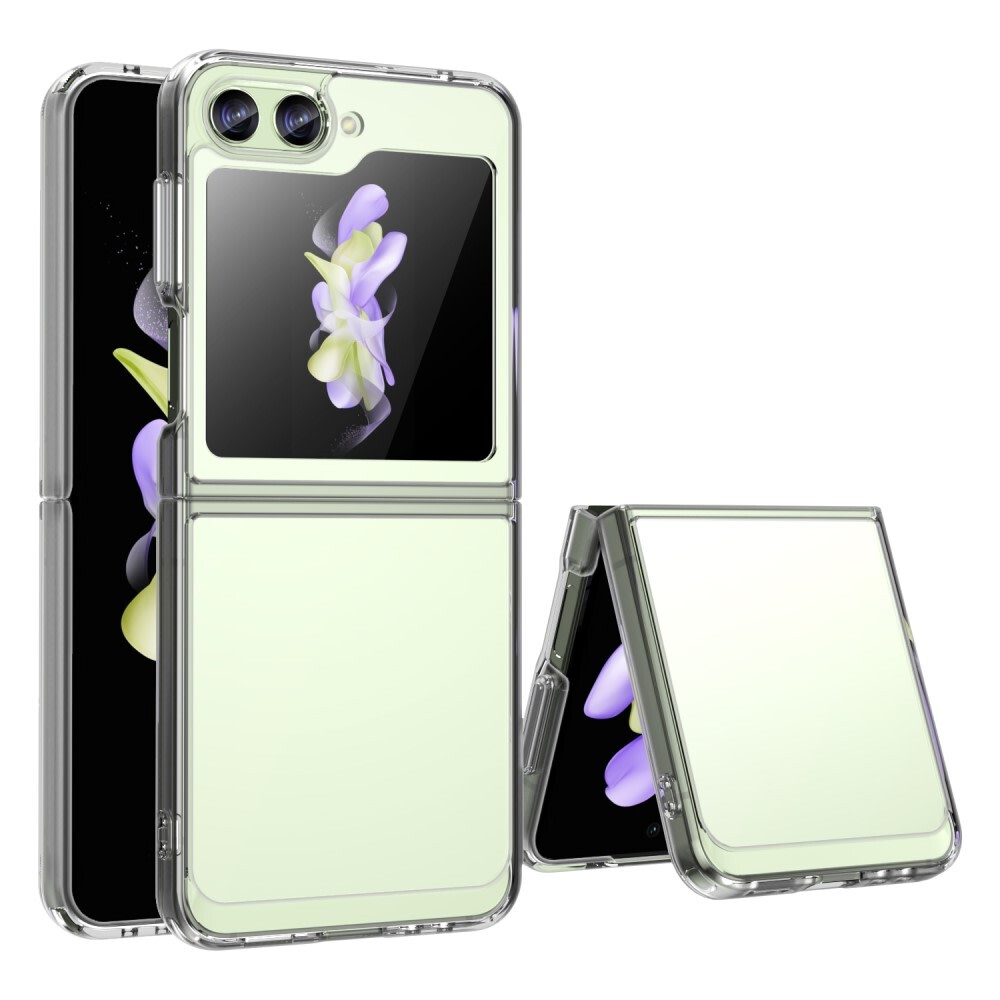 Hibrid tok "Frame Shield" Samsung Galaxy Z Flip5 készülékekhez - átlátszó