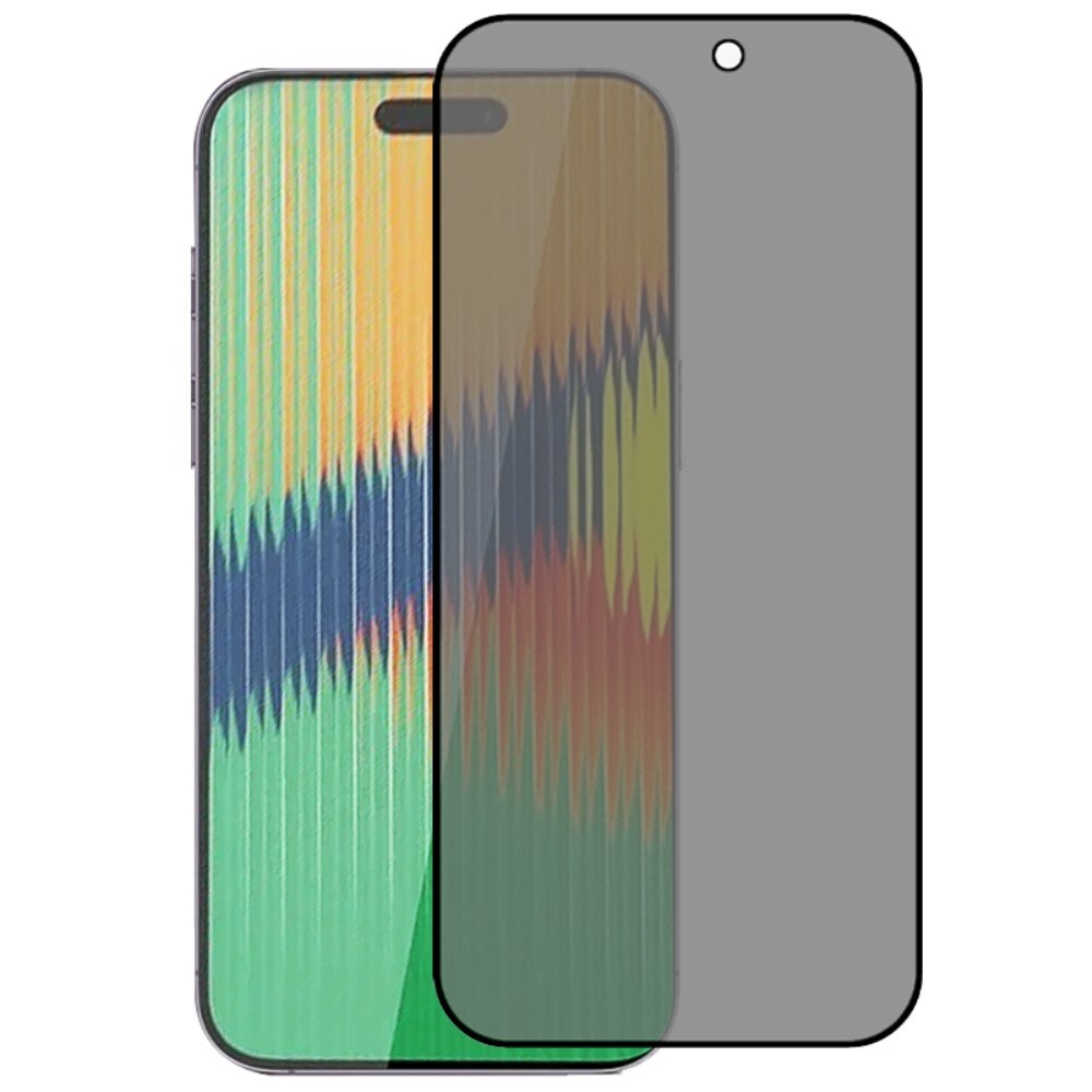 0.3 mm üvegfólia "Anti Peep" iPhone 15 Pro Max készülékekhez