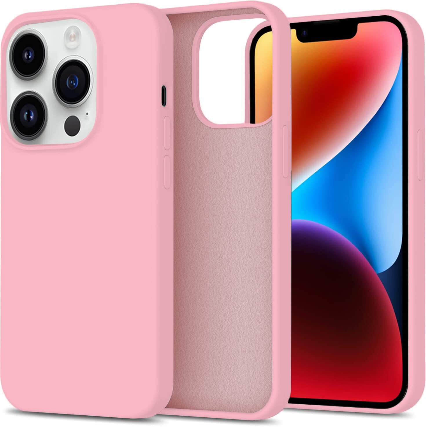 Szilikon tok "Opticase Pastel" by Optishield© iPhone 15 Pro Max készülékekhez - pink