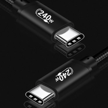 USB4 kábel Quantum USB-C - USB-C PD 3.1 és QC 4.0 240W támogatással