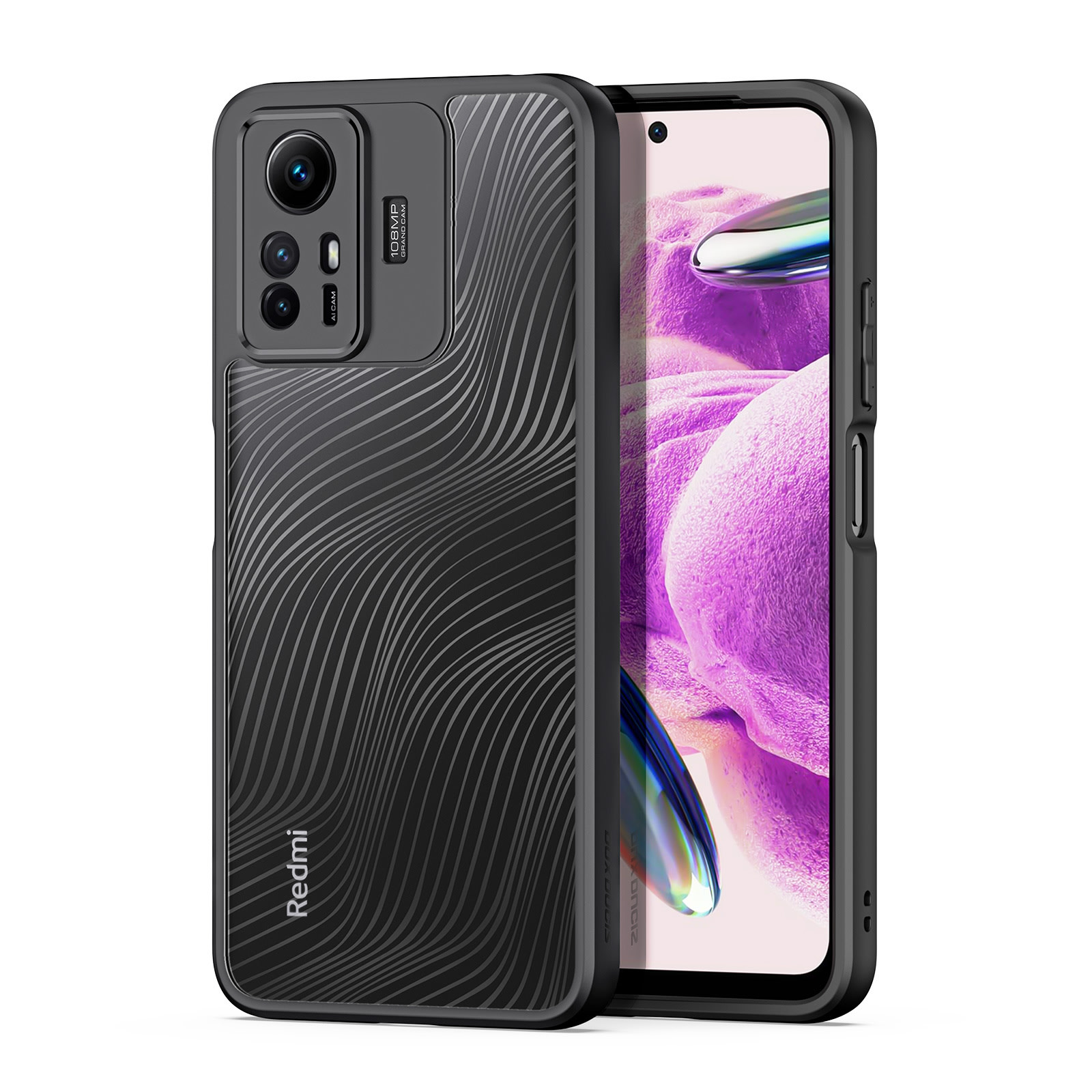Prémium tok "Aimo" Xiaomi Redmi Note 12s készülékekhez - átlátszó