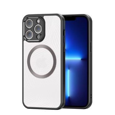 Prémium tok "Aimo Mag" mágnessel vezeték nélküli MagSafe töltéshez iPhone 13 Pro Max készülékekhez - átlátszó