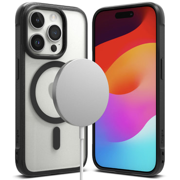 Tok Ringke "Fusion Magnetic" iPhone 15 Pro készülékekhez - matte black