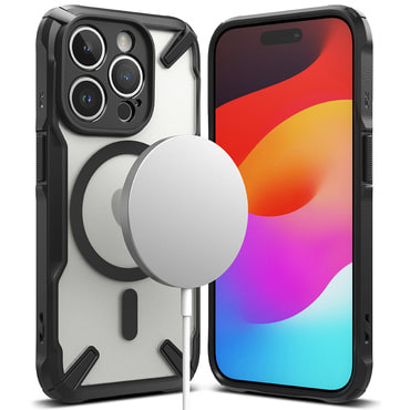 Tok Ringke "Fusion X Magnetic" iPhone 15 Pro készülékekhez - matte black