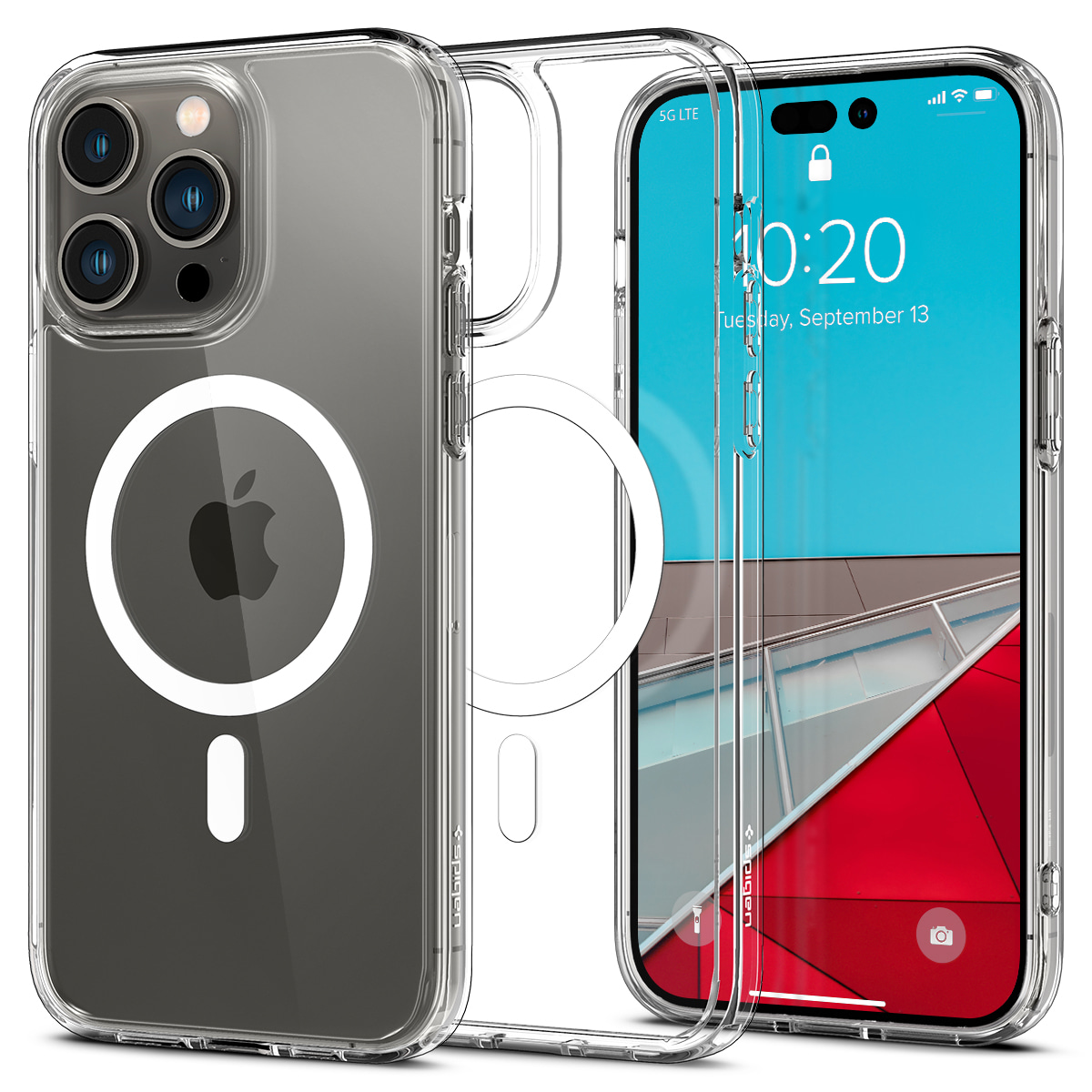 Tok Spigen "Ultra Hybrid Mag" iPhone 15 Pro készülékekhez - white