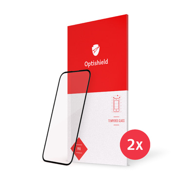 2-Pack Optishield Pro 3D Full Body csúcsminőségű üvegfólia iPhone 15 készülékekhez