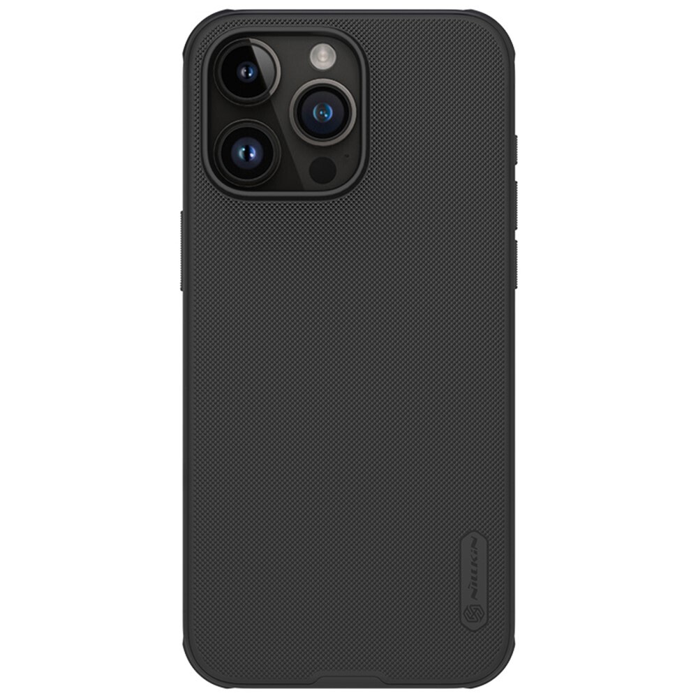 Prémium tok "Super Frosted Shield" iPhone 15 Pro Max készülékekhez - fekete