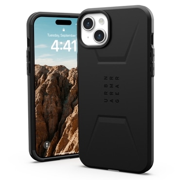 Tok UAG "Civilian" iPhone 15 Plus készülékekhez - black